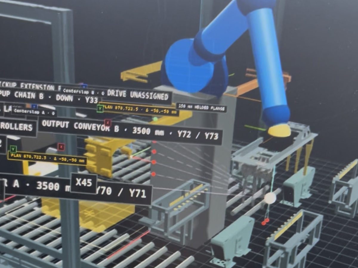 Robot programming screen